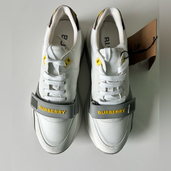 Burberry Suede, Vintage Check and Leather Man’s Sneakers - Picture 6 of 16